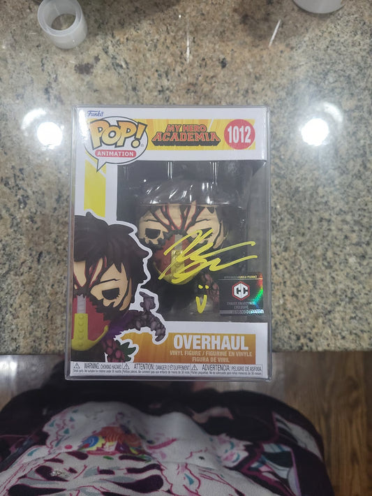 Autographed My Hero Academia Overhaul Chalice Collectibles Exclusive Funko Pop