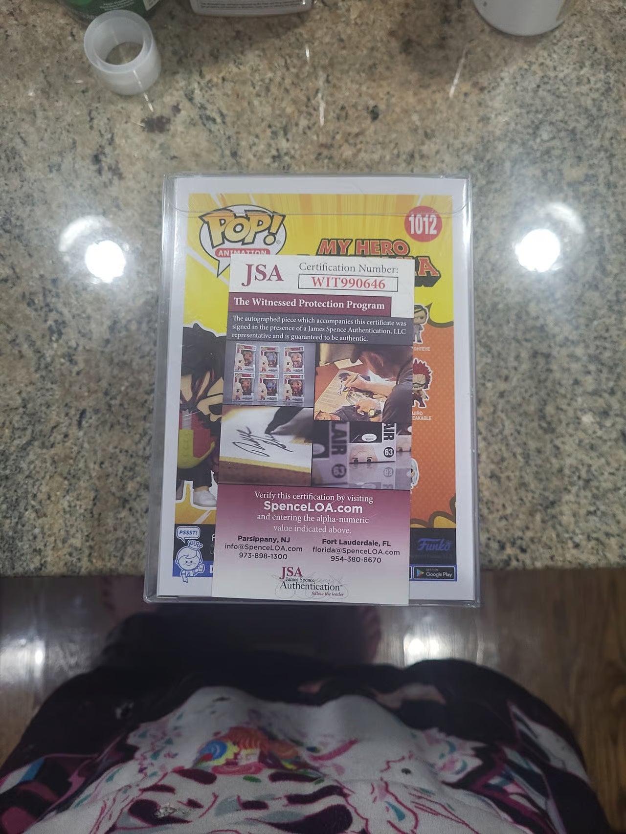 Autographed My Hero Academia Overhaul Chalice Collectibles Exclusive Funko Pop