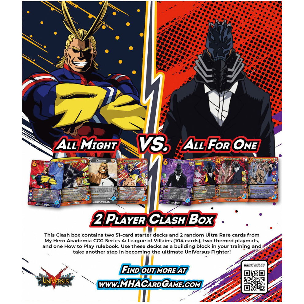 My Hero Academia CCG: All Might vs All For One 2 Player Clash Deck