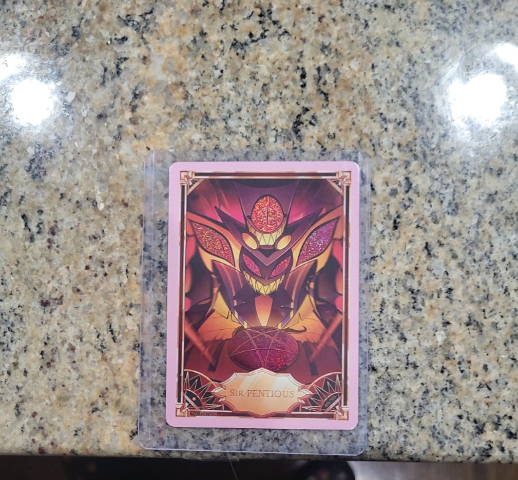 Hazbin Hotel Sir Pentious 2nd Edition Holographic Trading Card