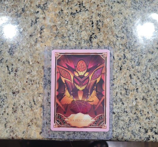 Hazbin Hotel Sir Pentious 2nd Edition Holographic Trading Card