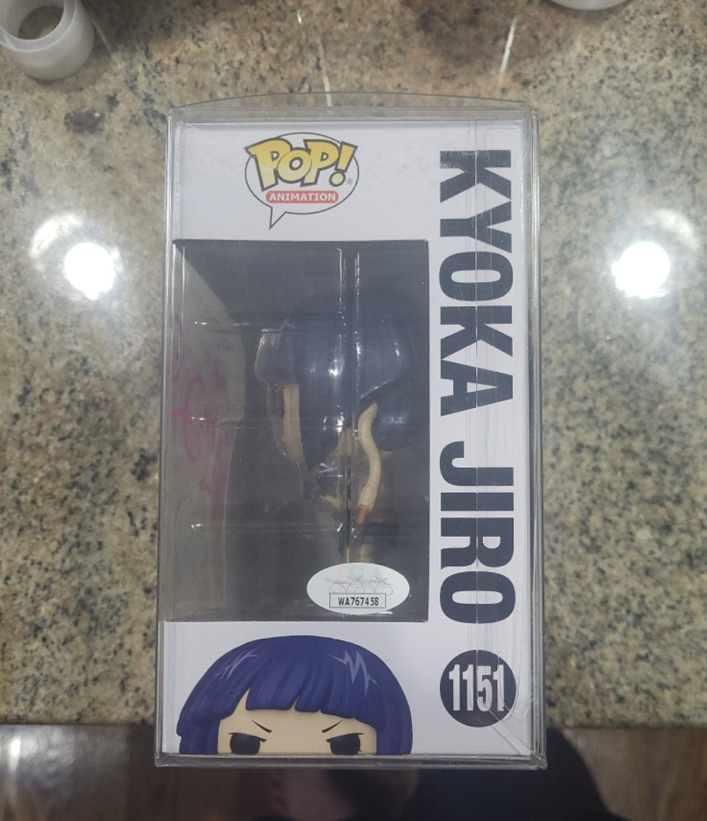 Autographed My Hero Academia Kyoka Jiro Funko Pop 1151 with COA Trina Nishimura