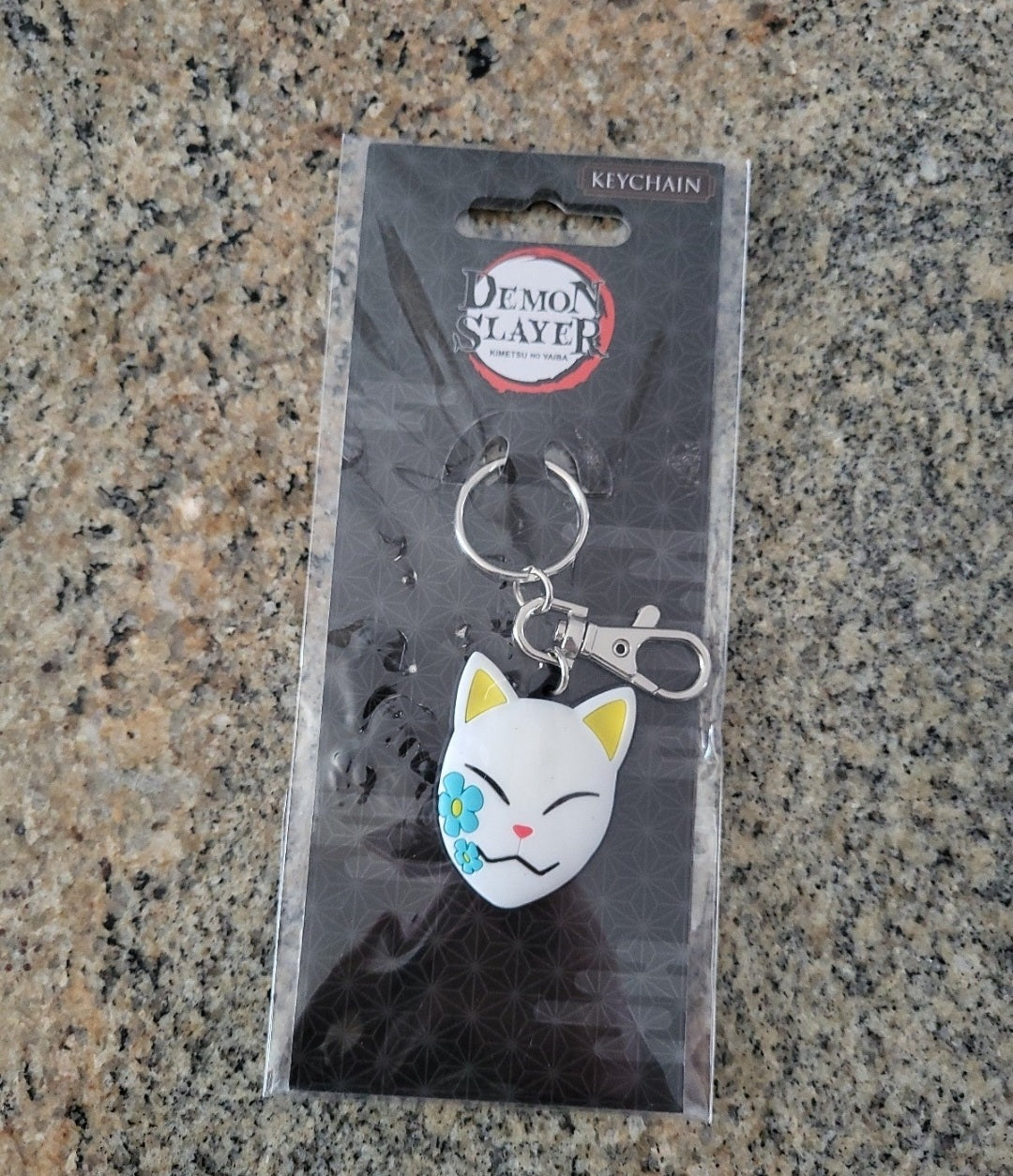 Demon Slayer Kimetsu No Yaiba Makomo Fox Mask Keychain