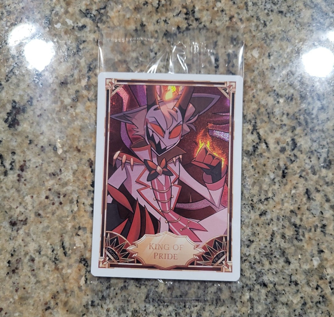 Hazbin Hotel Lucifer King of Pride LE Holographic Promo Trading Card PR-06