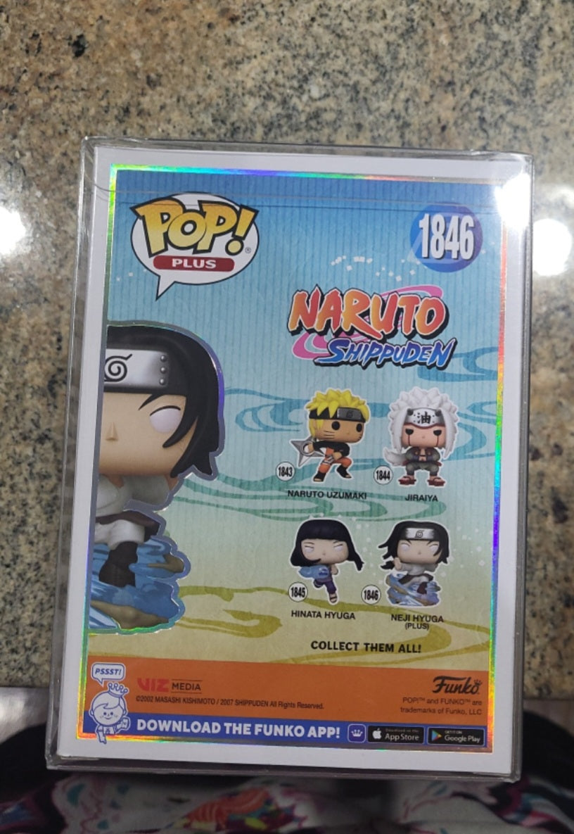 PSA Certified Autographed Naruto Shippuden Neji Hyuga Funko Pop Plus! 1846