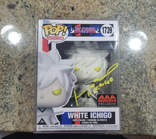 Johnny Yong Bosch PSA Certified Bleach White Ichigo Autographed AAA LE Funko