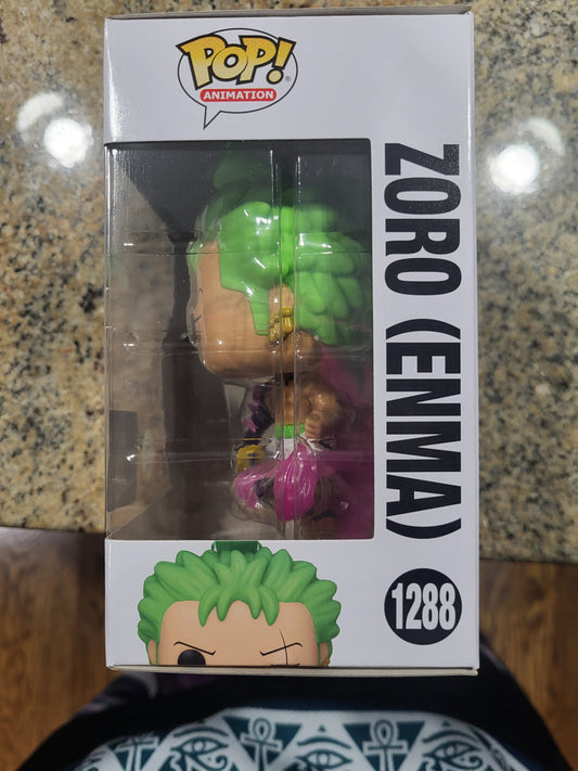 Funko Pop! Chalice Collectibles Exclusive: One Piece - ZORO (ENMA) (GITD) #1288
