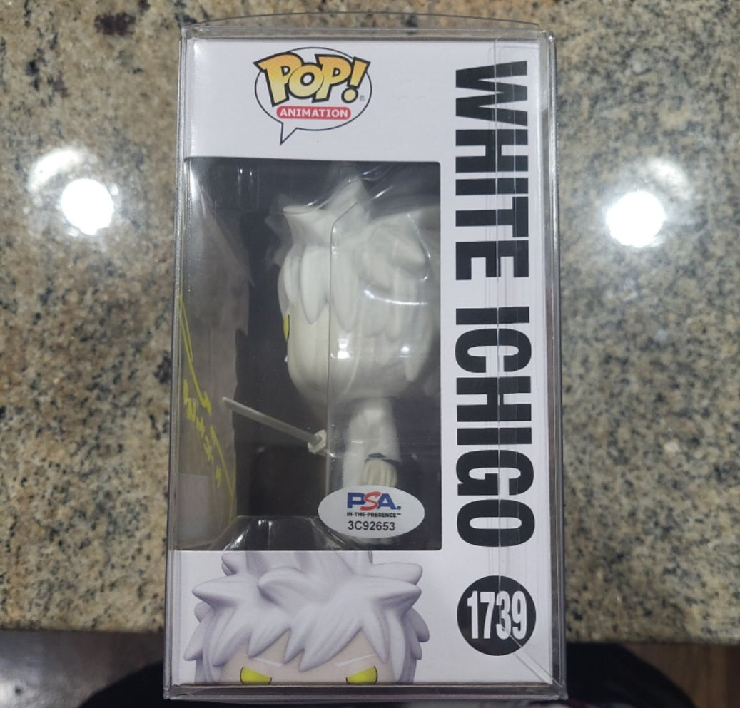Johnny Yong Bosch PSA Certified Bleach White Ichigo Autographed AAA LE Funko
